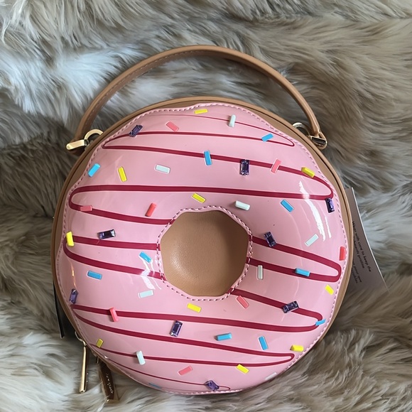 Kate Spade  ♠️ Coffee Break 3D Donut Crossbody bag NWT - Picture 4 of 11